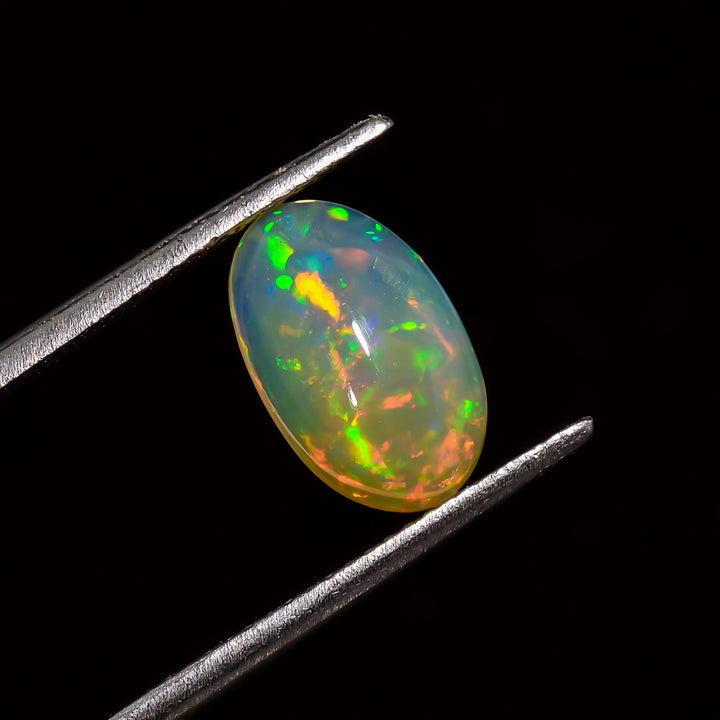 ethiopian opal oval shape cabochon loose gemstone