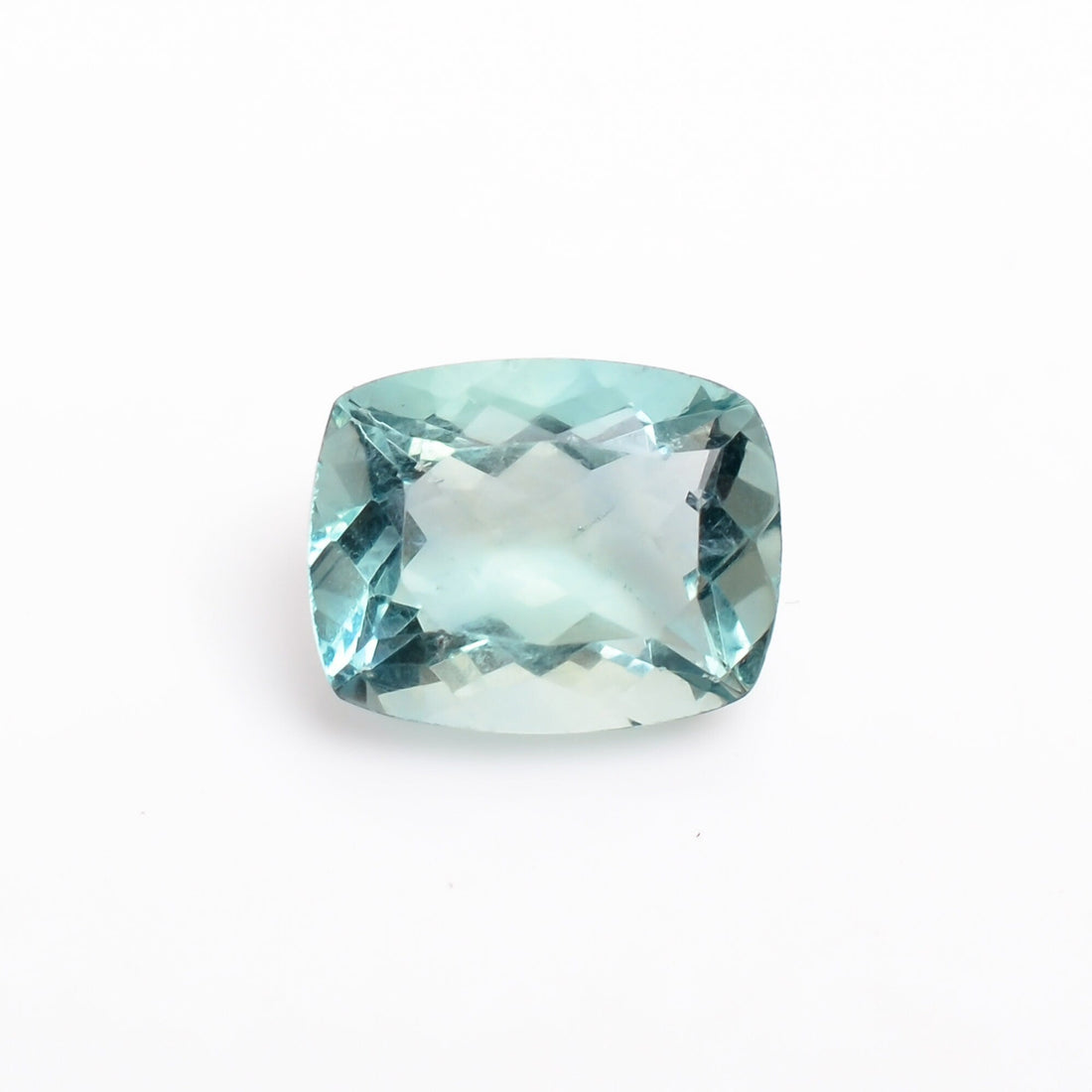 green fluorite radiant shape cut stone loose gemstone