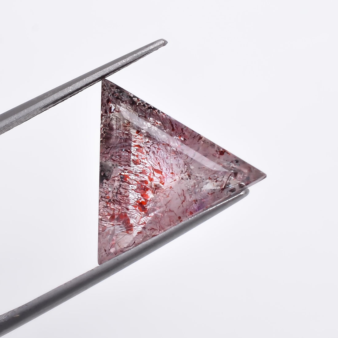 elestial quartz triangle shape natural cut stone loose gemstone