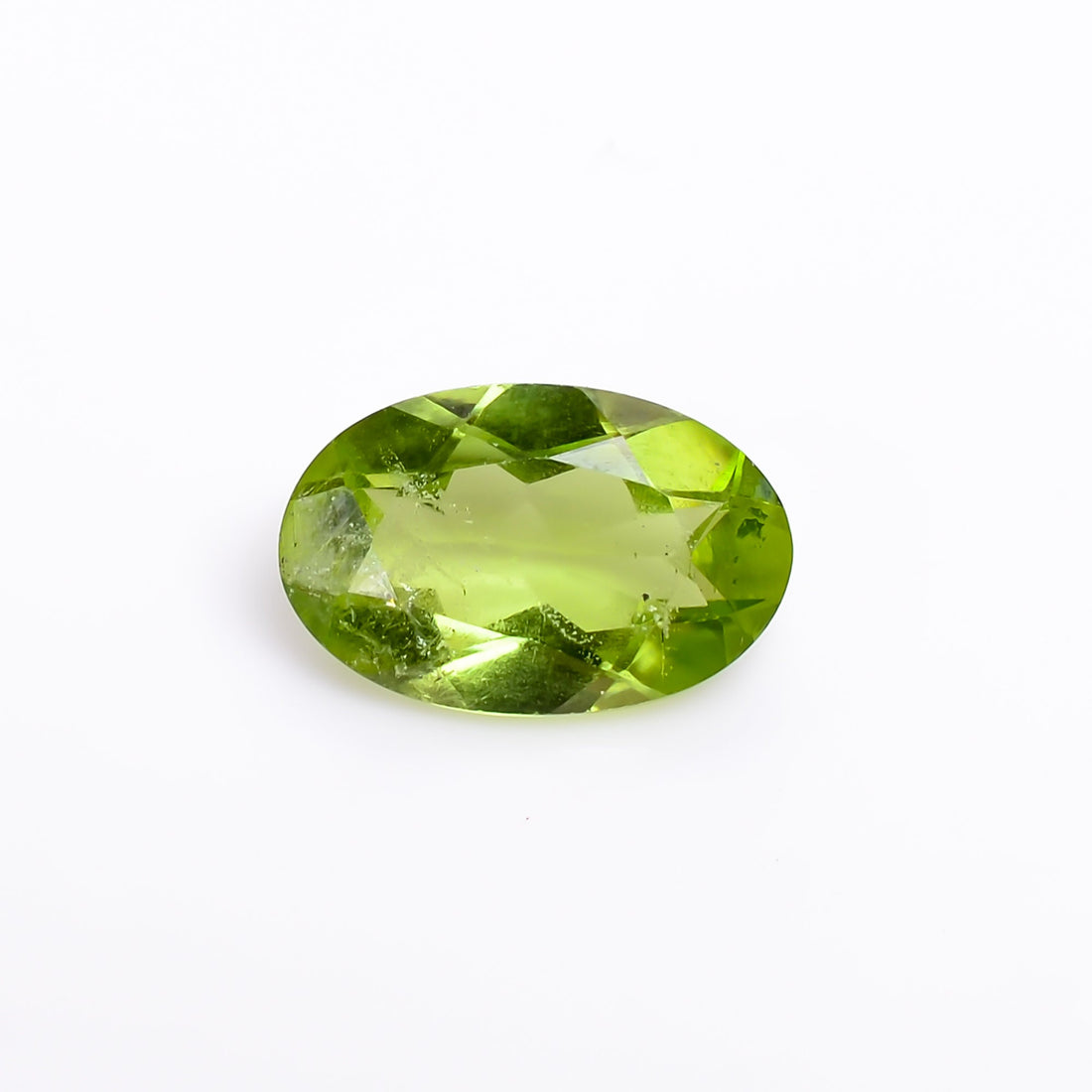 peridot natural oval shape cut stone loose gemstone