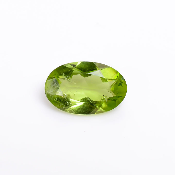 peridot natural oval shape cut stone loose gemstone