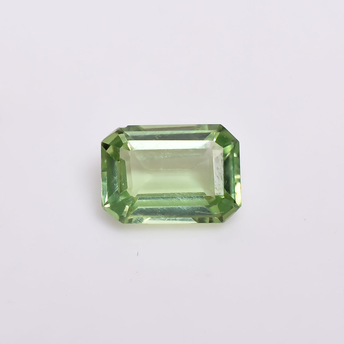 natural mint kyanite radiant shape cut stone loose gemstone