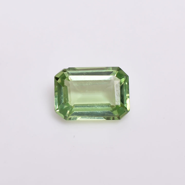 natural mint kyanite radiant shape cut stone loose gemstone