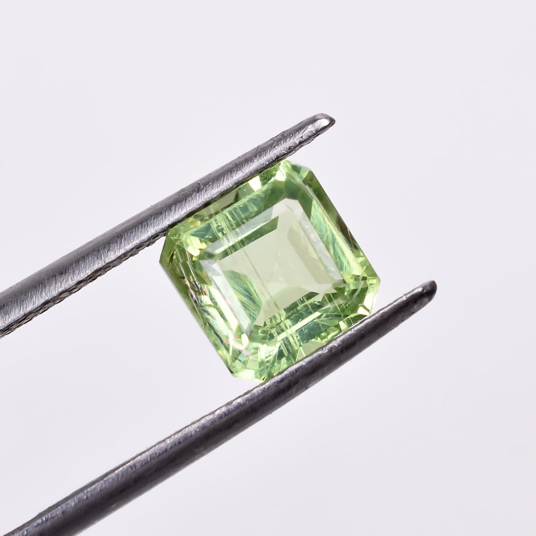 natural mint kyanite cushion shape cut stone loose gemstone