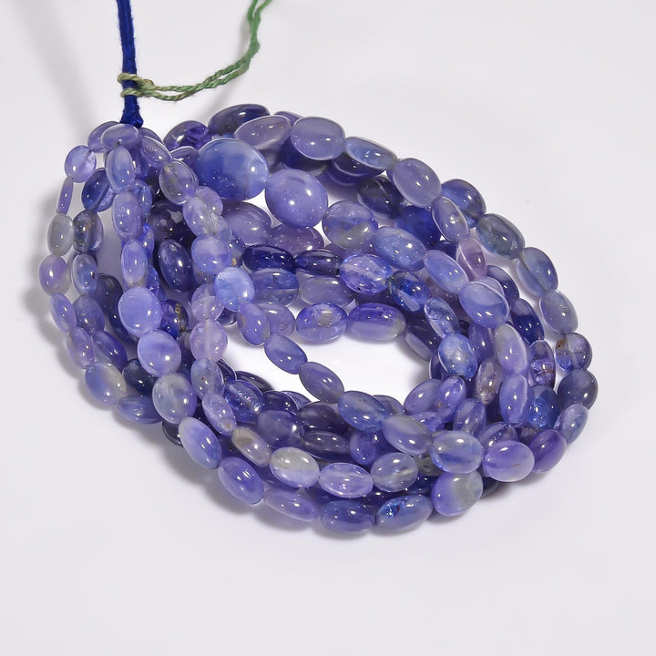 tanzanite natural gemstone oval shape smooth