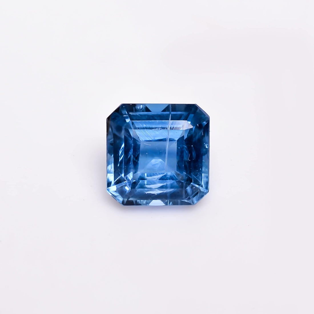 natural blue kyanite cushion shape cut stone loose gemstone