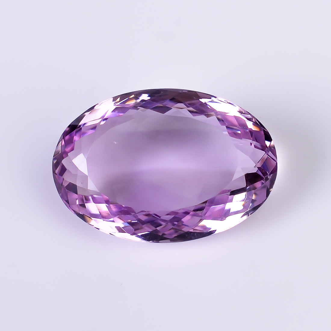 natural amethyst oval shape facet cut stone loose gemstone