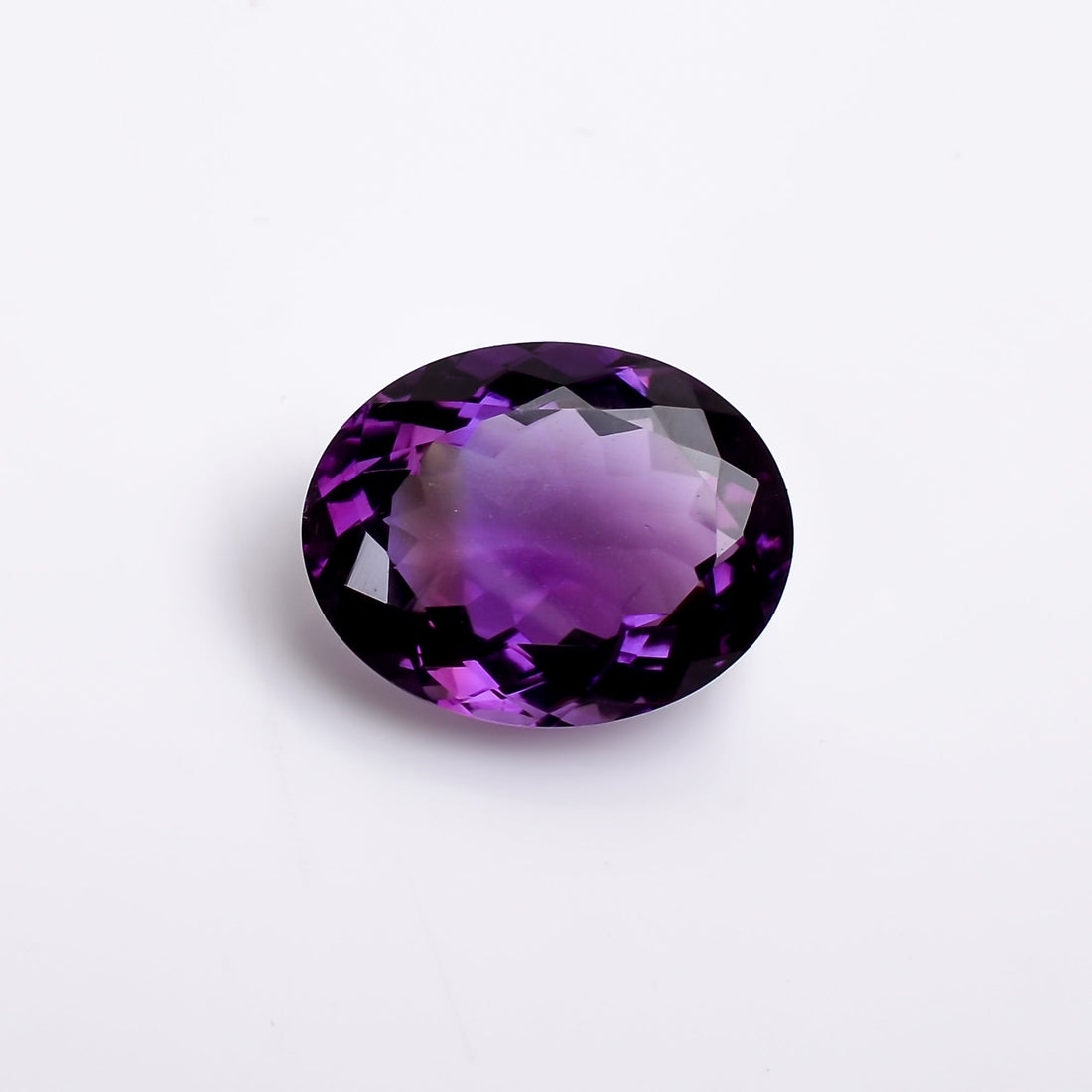 natural amethyst oval shape cut stone loose gemstone