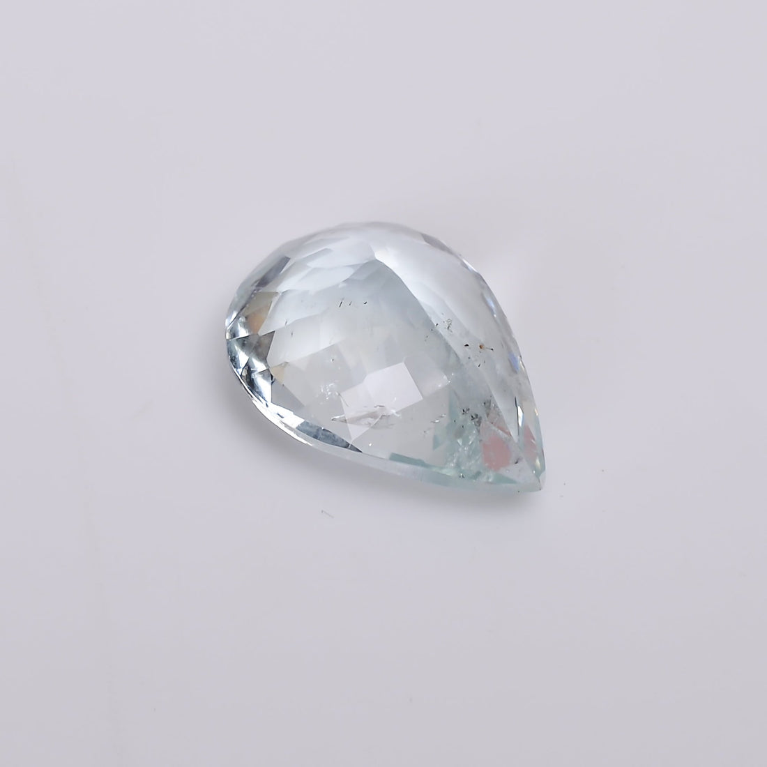 natural aquamarine pear shape cut stone loose gemstone
