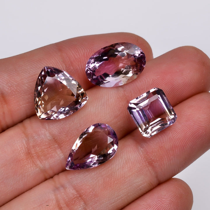 natural ametrine mix shape shape cut stone loose gemstone