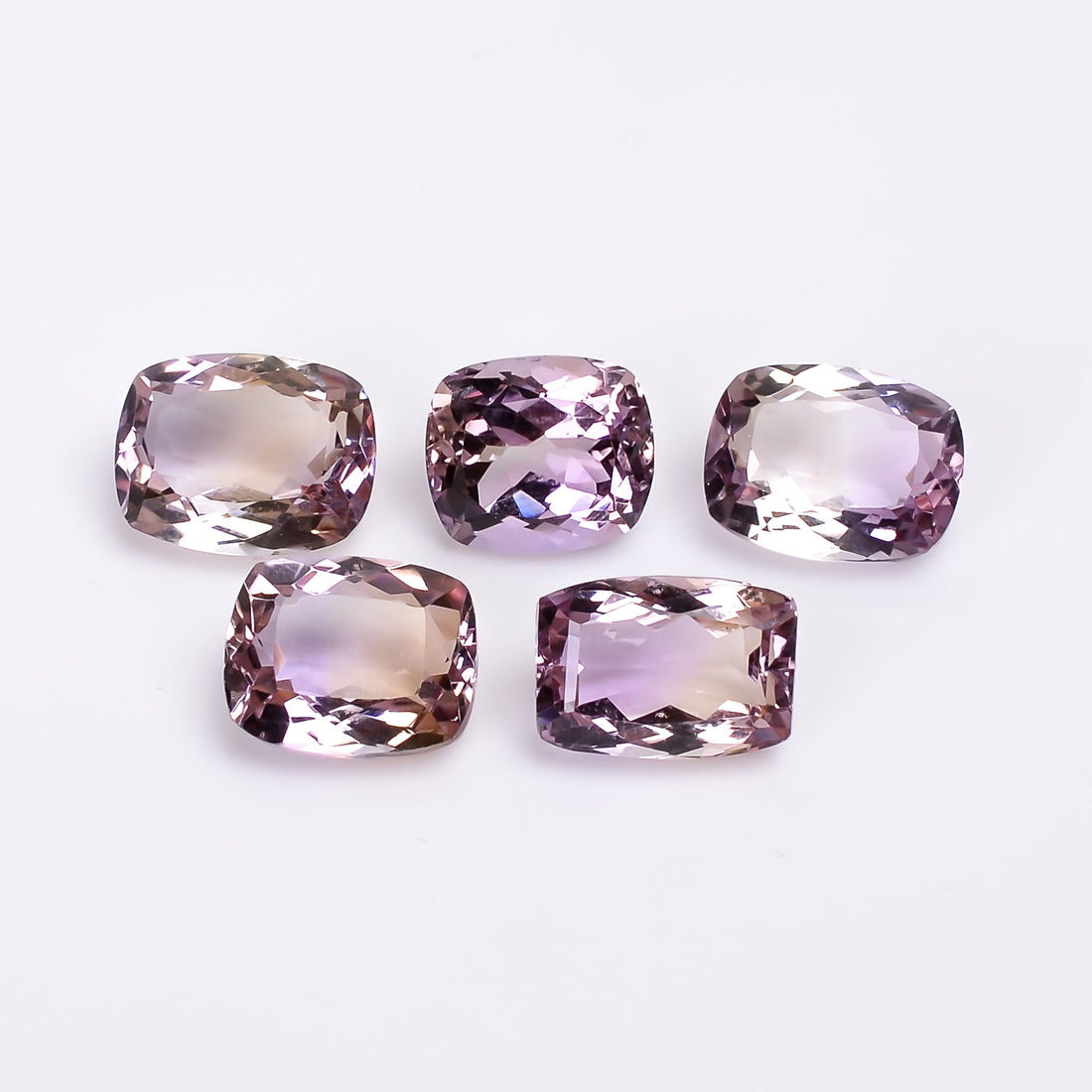 natural ametrine radiant shape cut stone loose gemstone