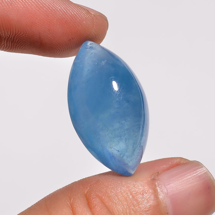 natural aquamarine marquise shape cabochon loose gemstone