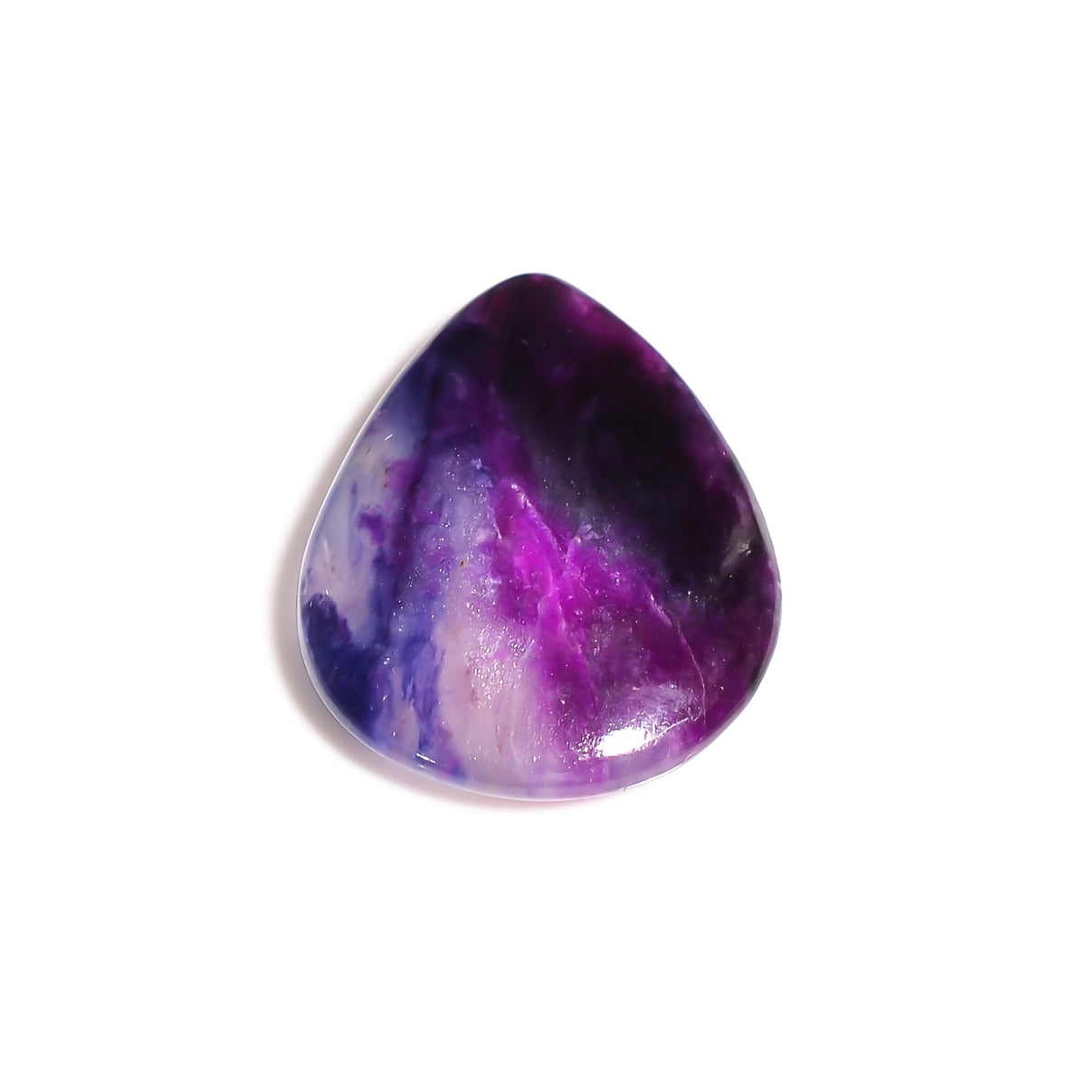Sugilite Africaine Véritable - 9.1 Carats - Coupe Poire Cabochon - Pierre Gemme 0027P