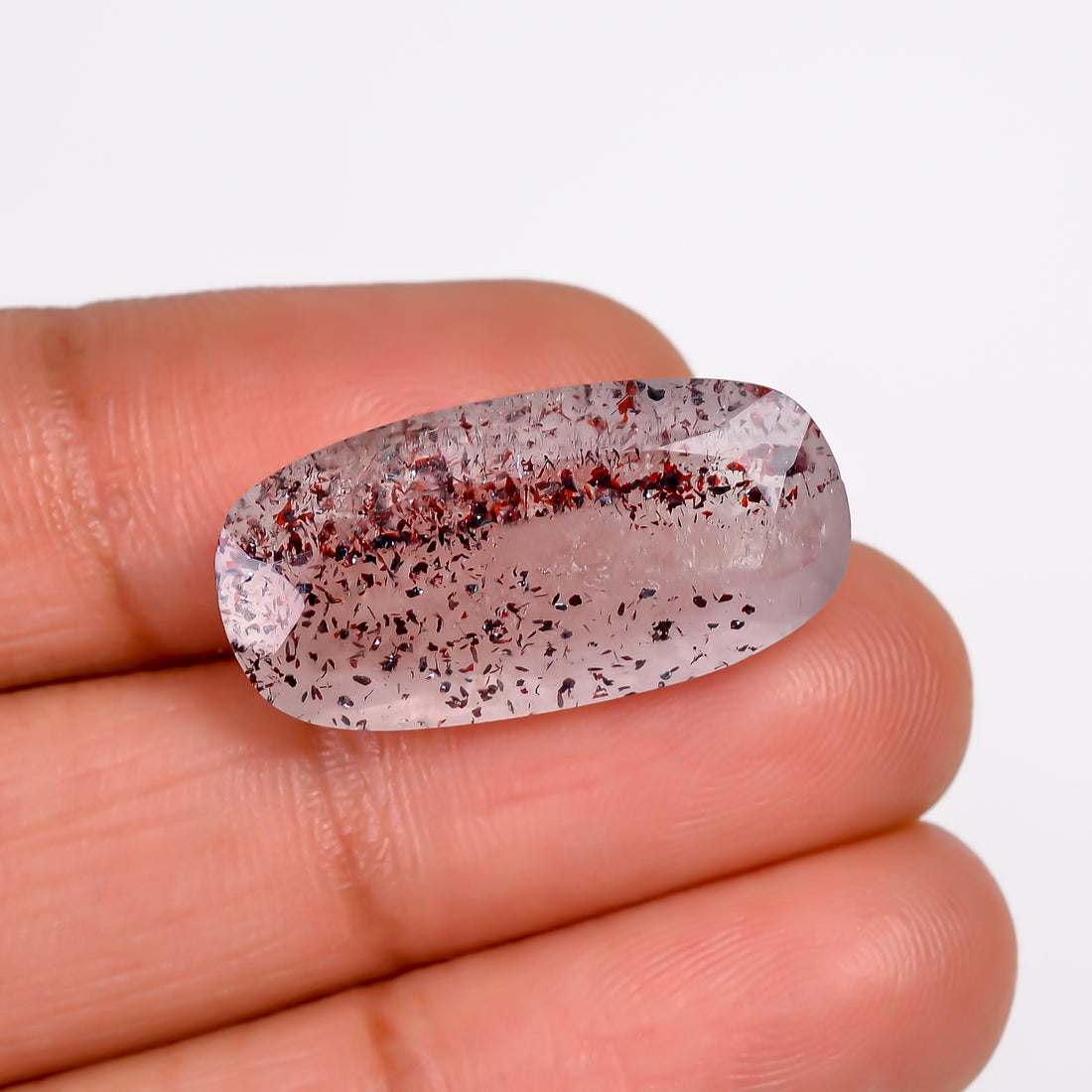 elestial quartz fancy shape cut stone loose gemstone