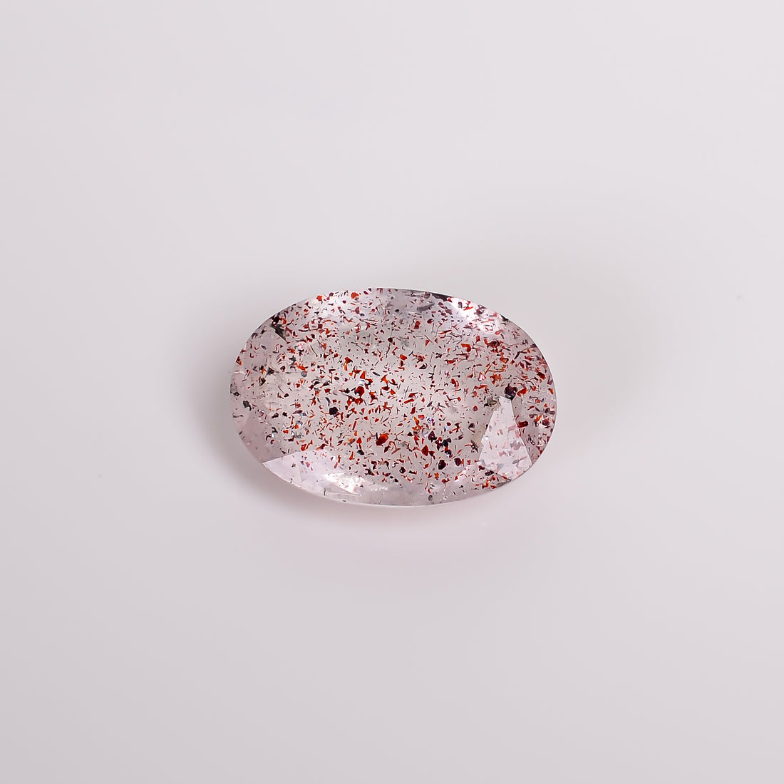 elestial quartz oval shape cut stone loose gemstone