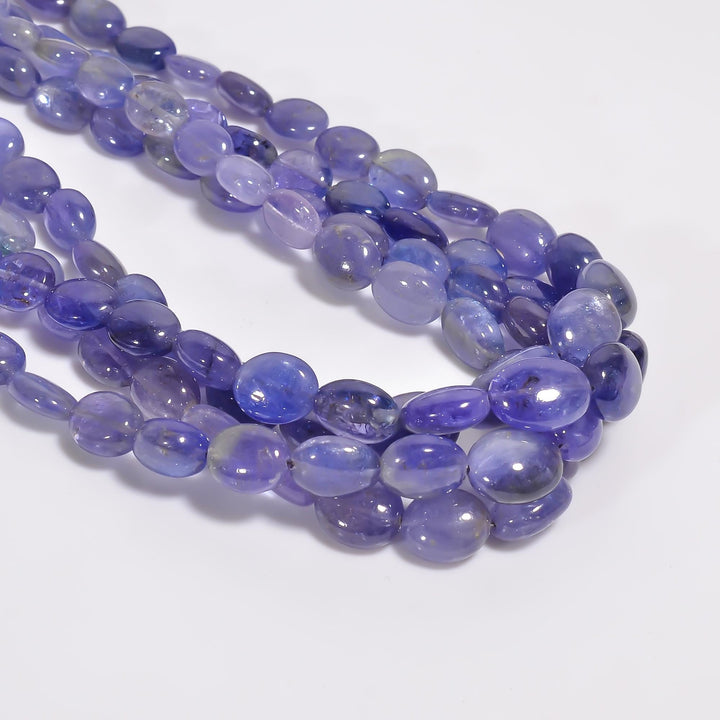tanzanite natural gemstone oval shape smooth