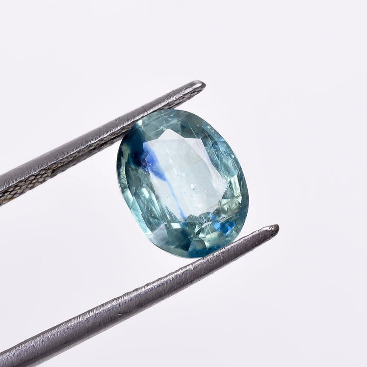 natural mix kyanite oval shape cut stone loose gemstone