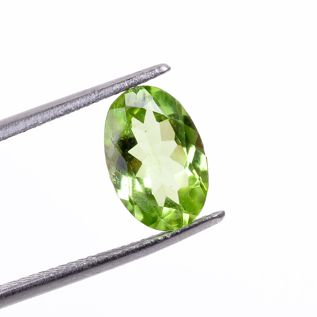 peridot natural oval shape cut stone loose gemstone
