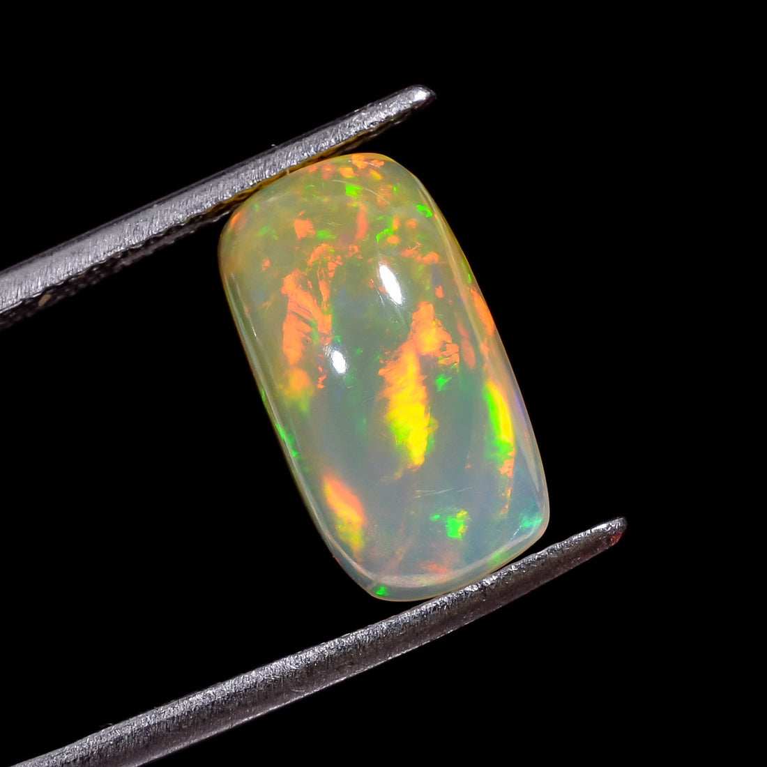 ethiopian opal natural radiant shape cabochon loose gemstone