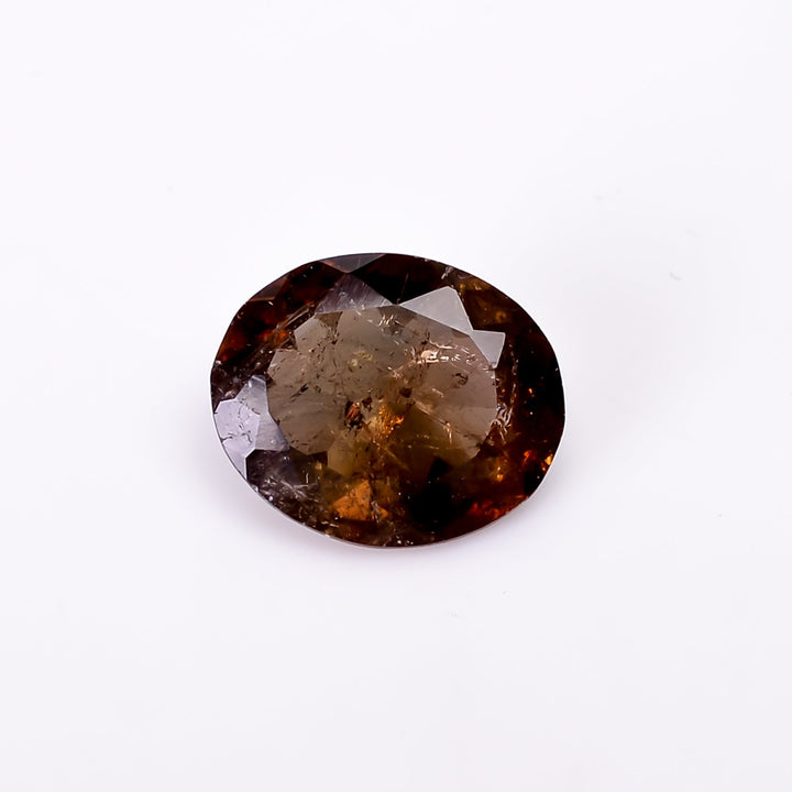 natural axinite oval shape cut stone loose gemstone