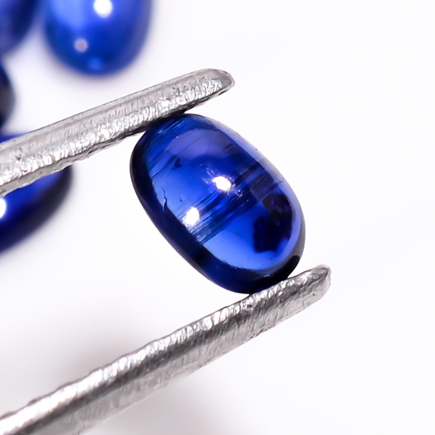 blue kyanite oval shape cabochon loose gemstone 13 pcs lot