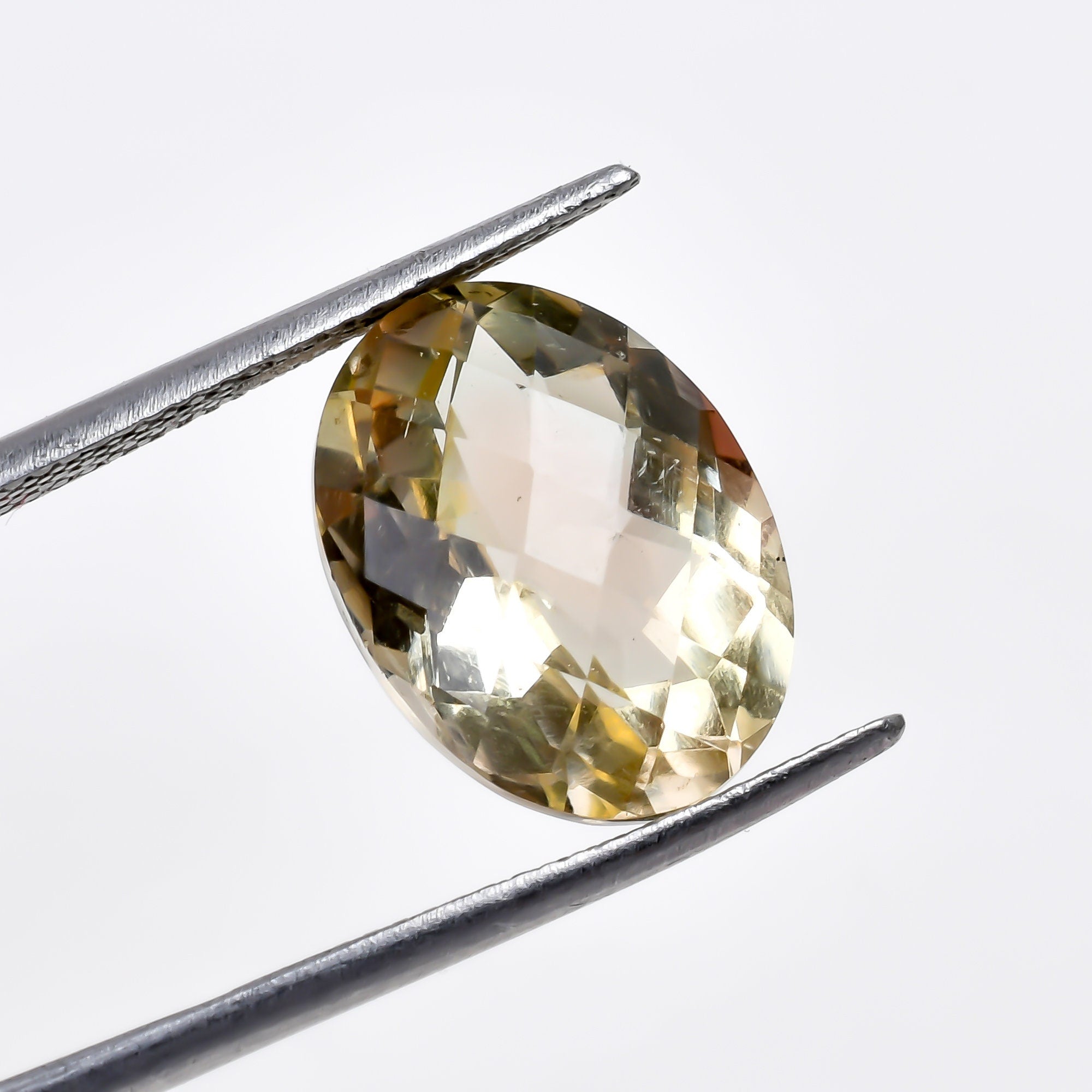 scapolite oval shape natural faceted loose gemstone