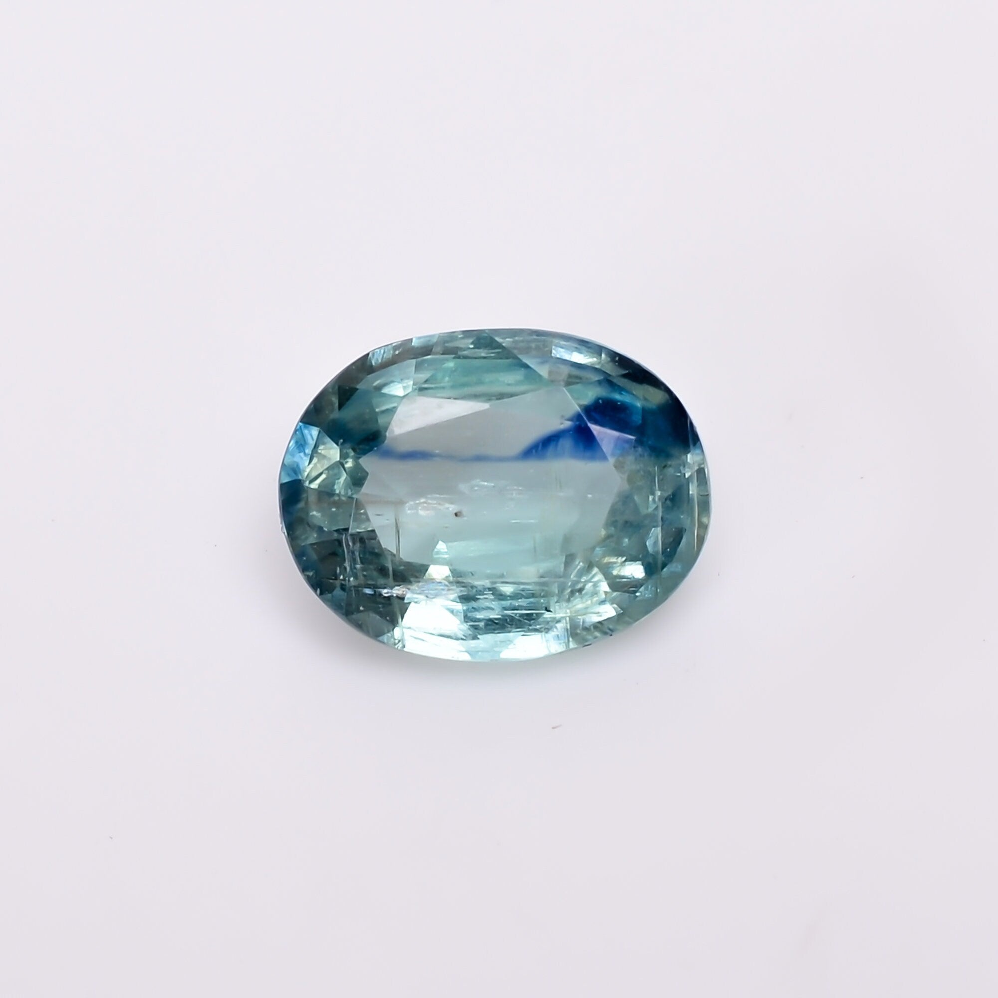 natural mix kyanite oval shape cut stone loose gemstone