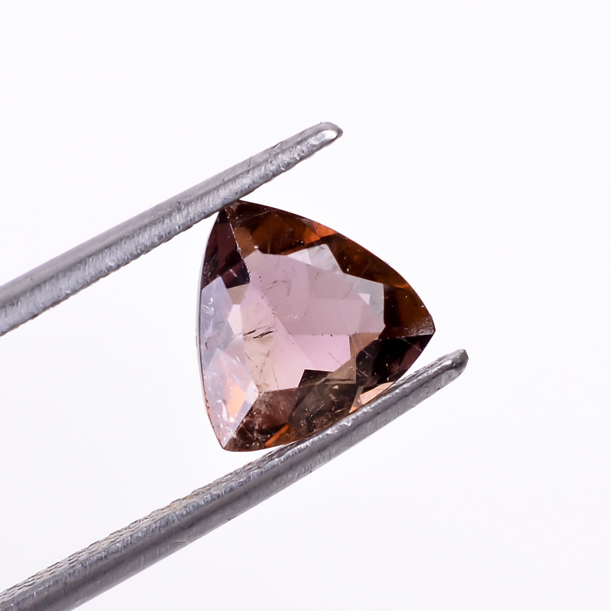 axinite trillion shape cut stone loose gemstone