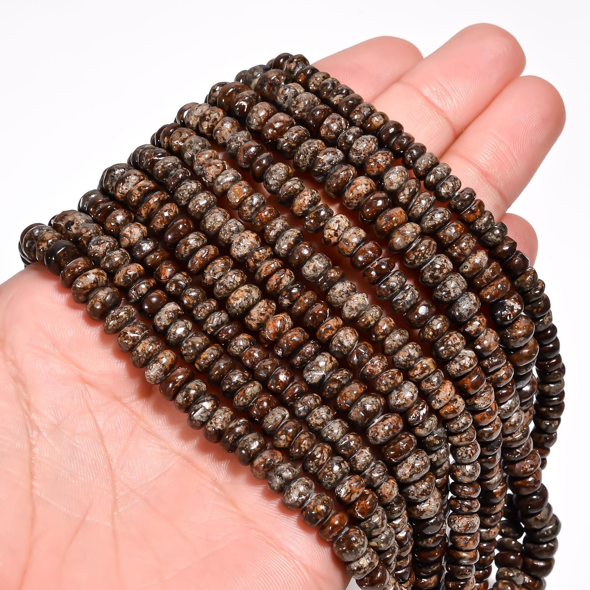 meteorite natural gemstone rondelle shape smooth 