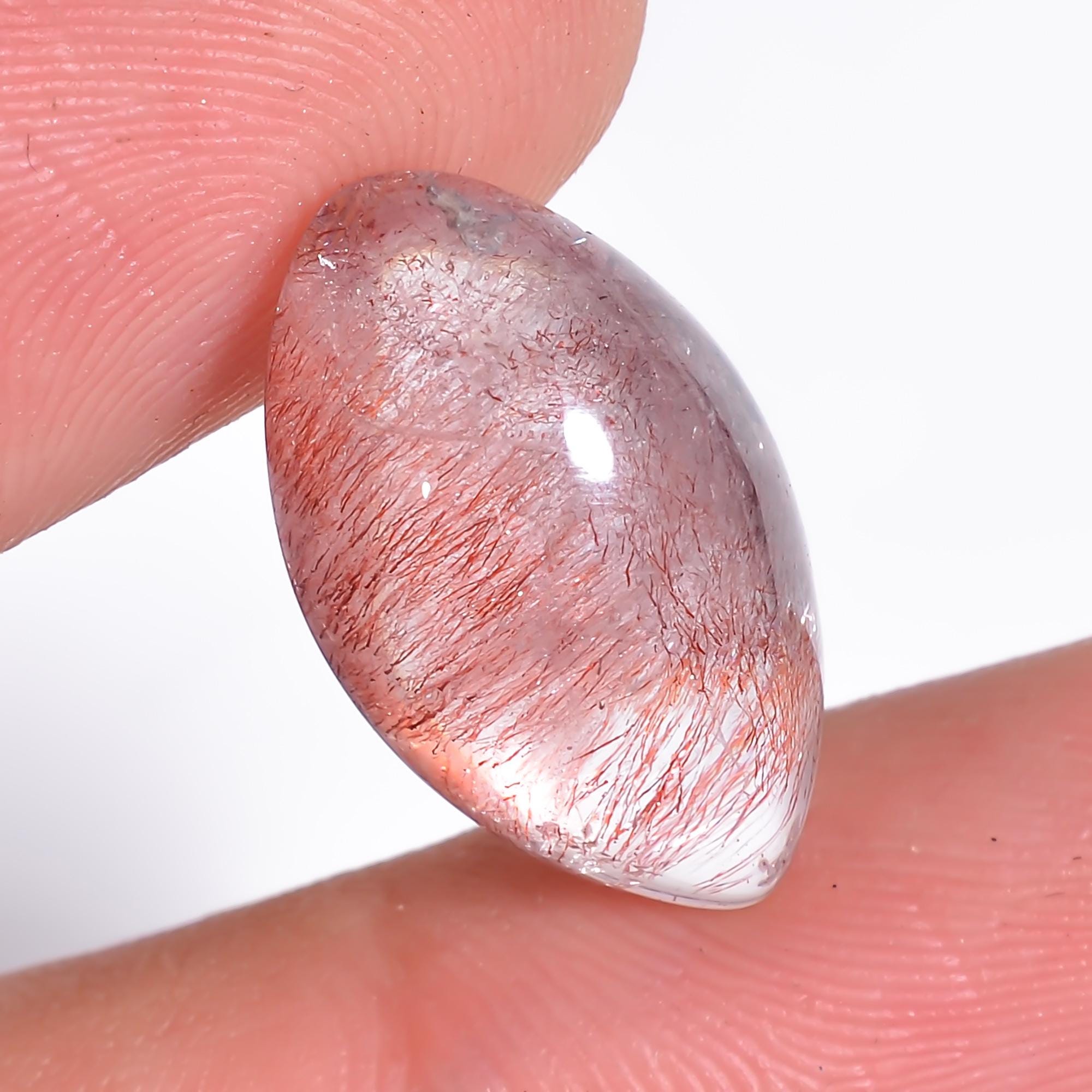 elestial quartz natural marquise shape cabochon loose gemstone