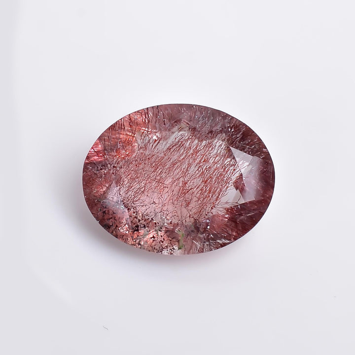elestial quartz oval shape natrual cut stone loose gemstone