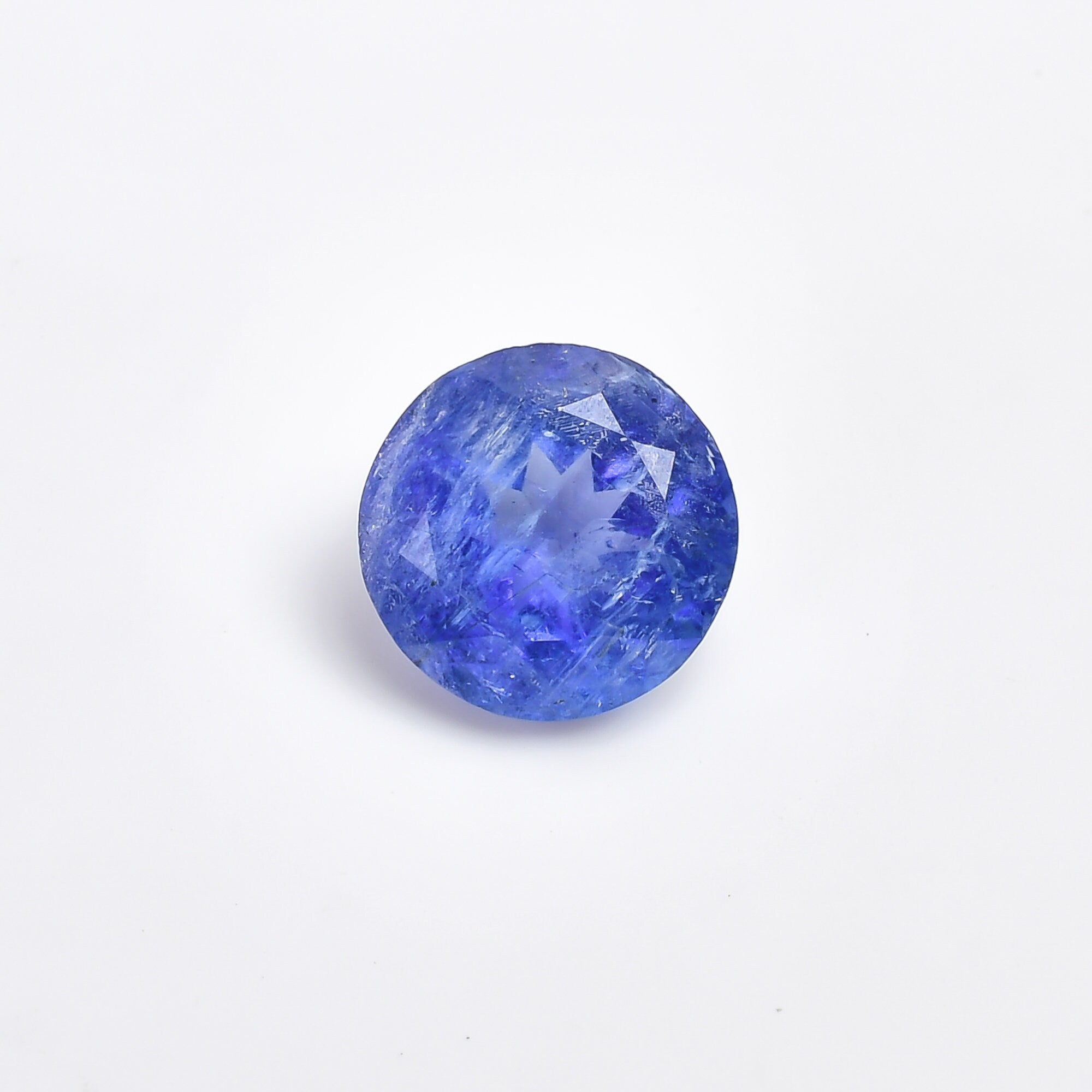 tanzanite natural round shape cut stone loose gemstone