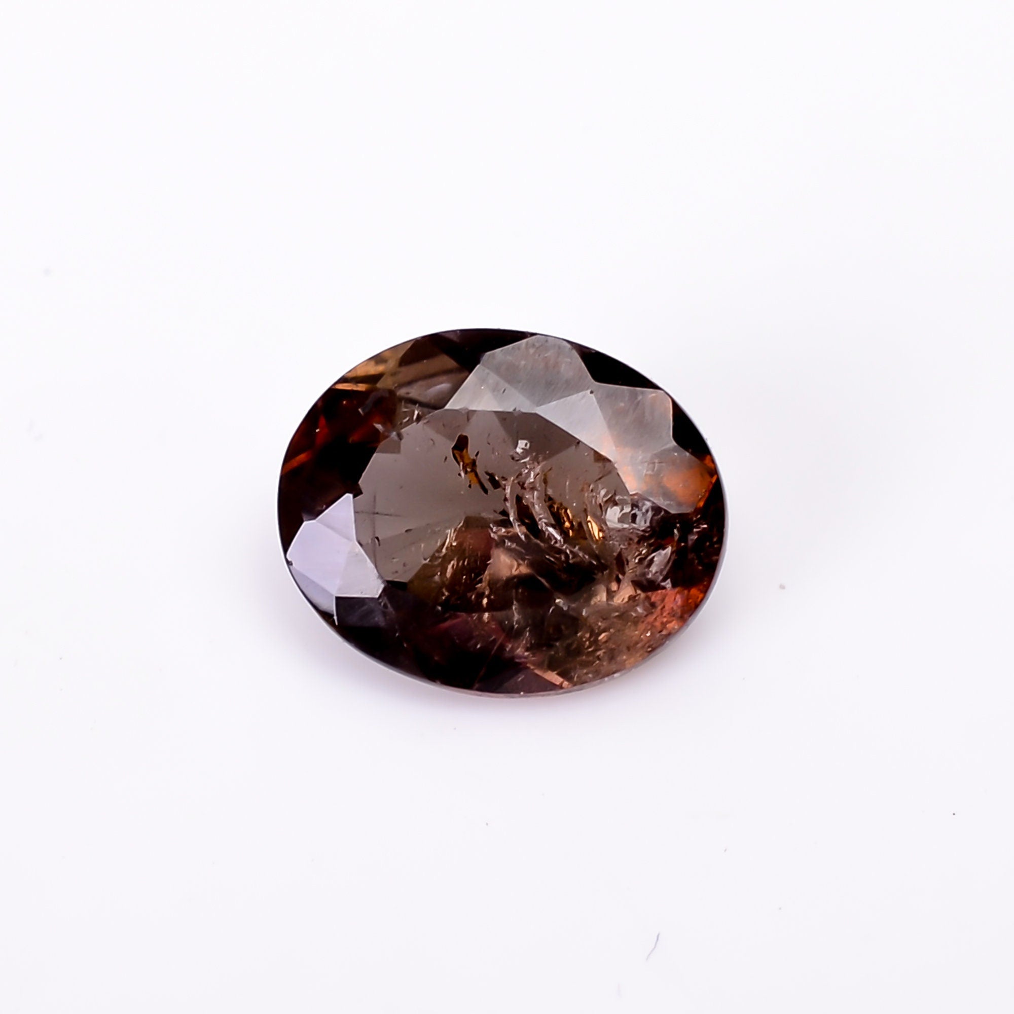 natural axinite oval shape cut stone loose gemstone