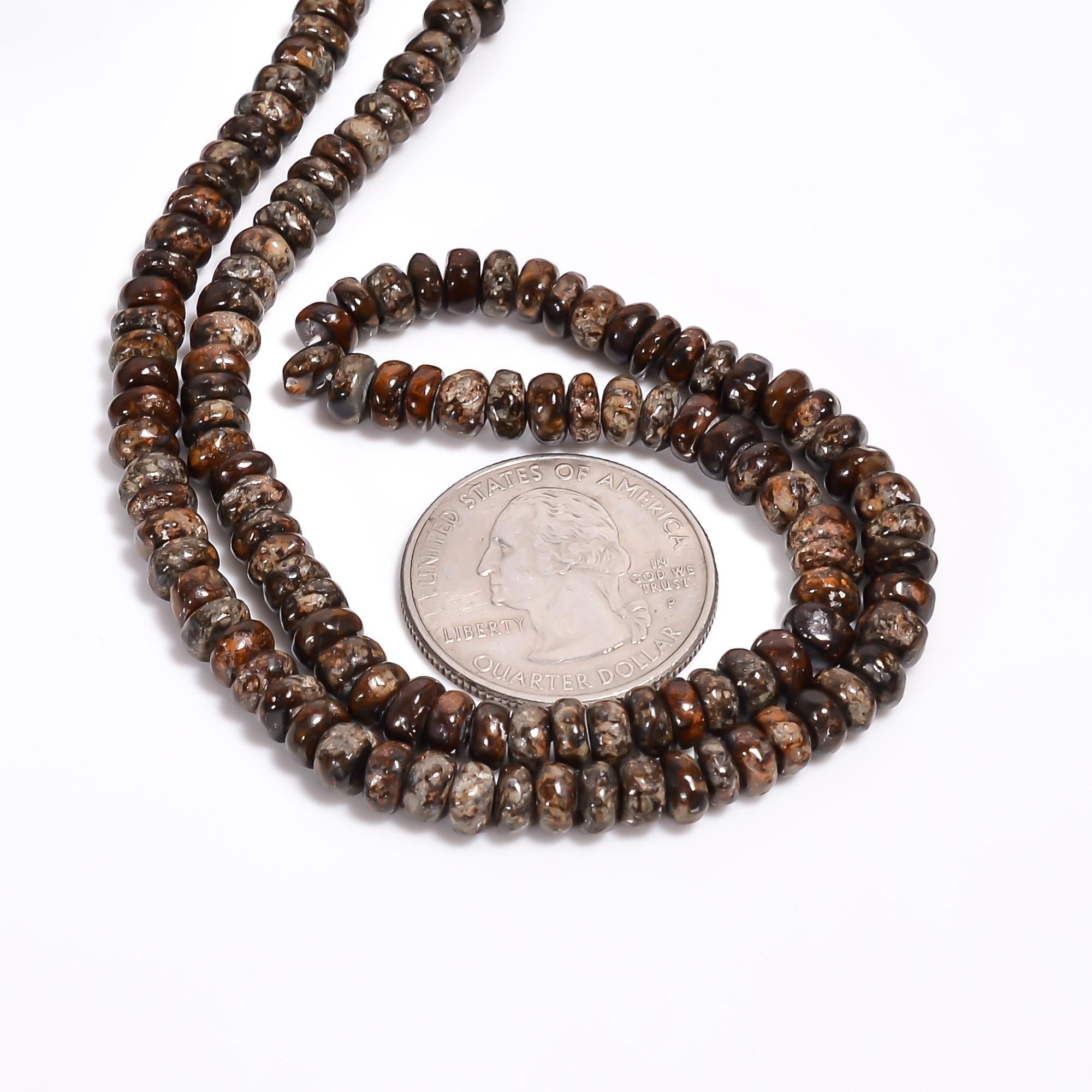 meteorite natural gemstone rondelle shape smooth 