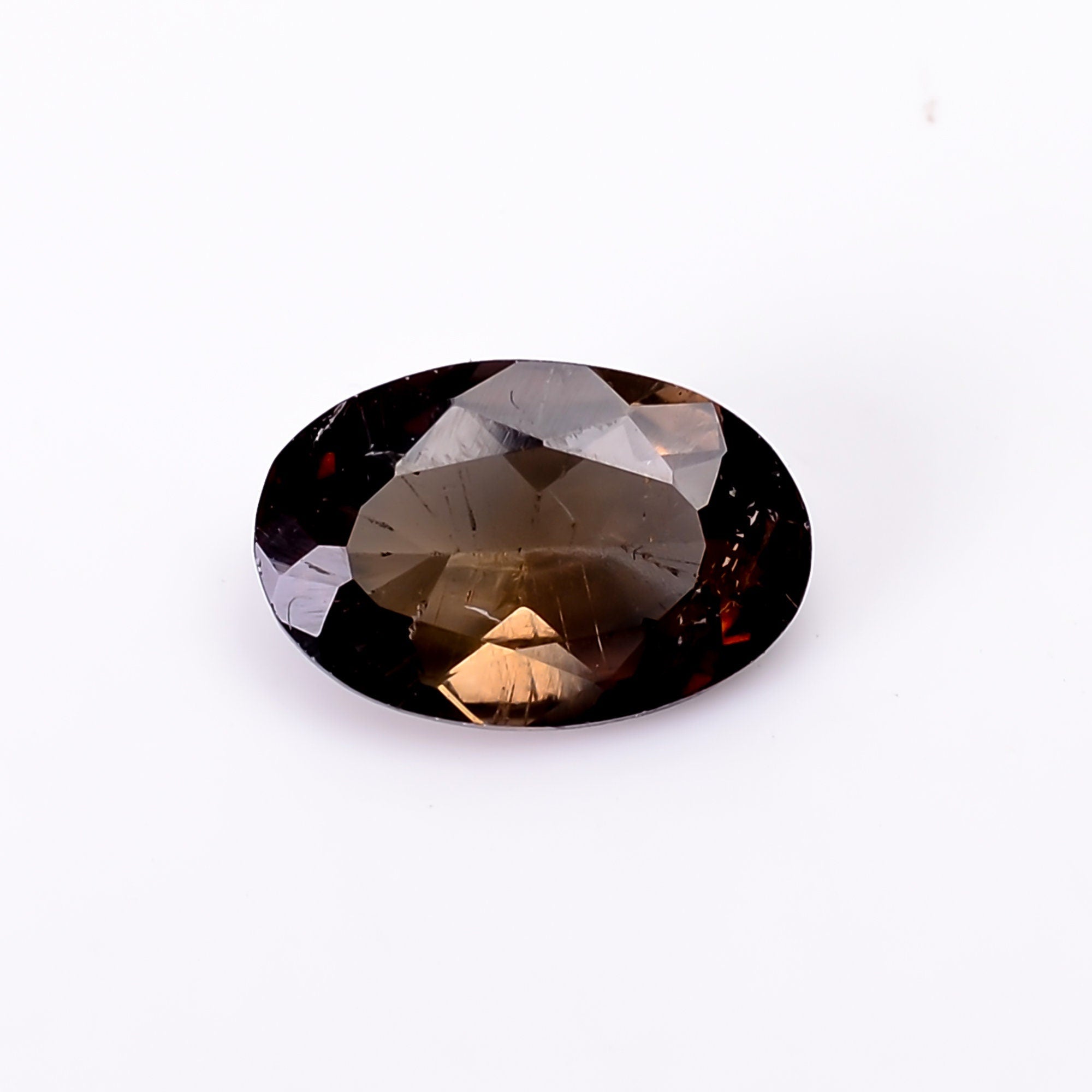 natural axinite oval shape cut stone loose gemstone
