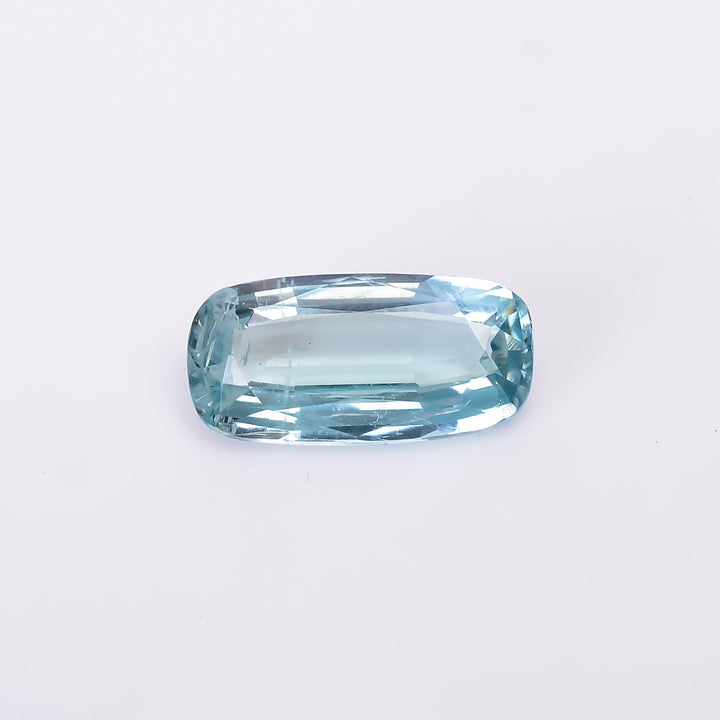 natural neon green kyanite radiant shape cut stone loose gemstone