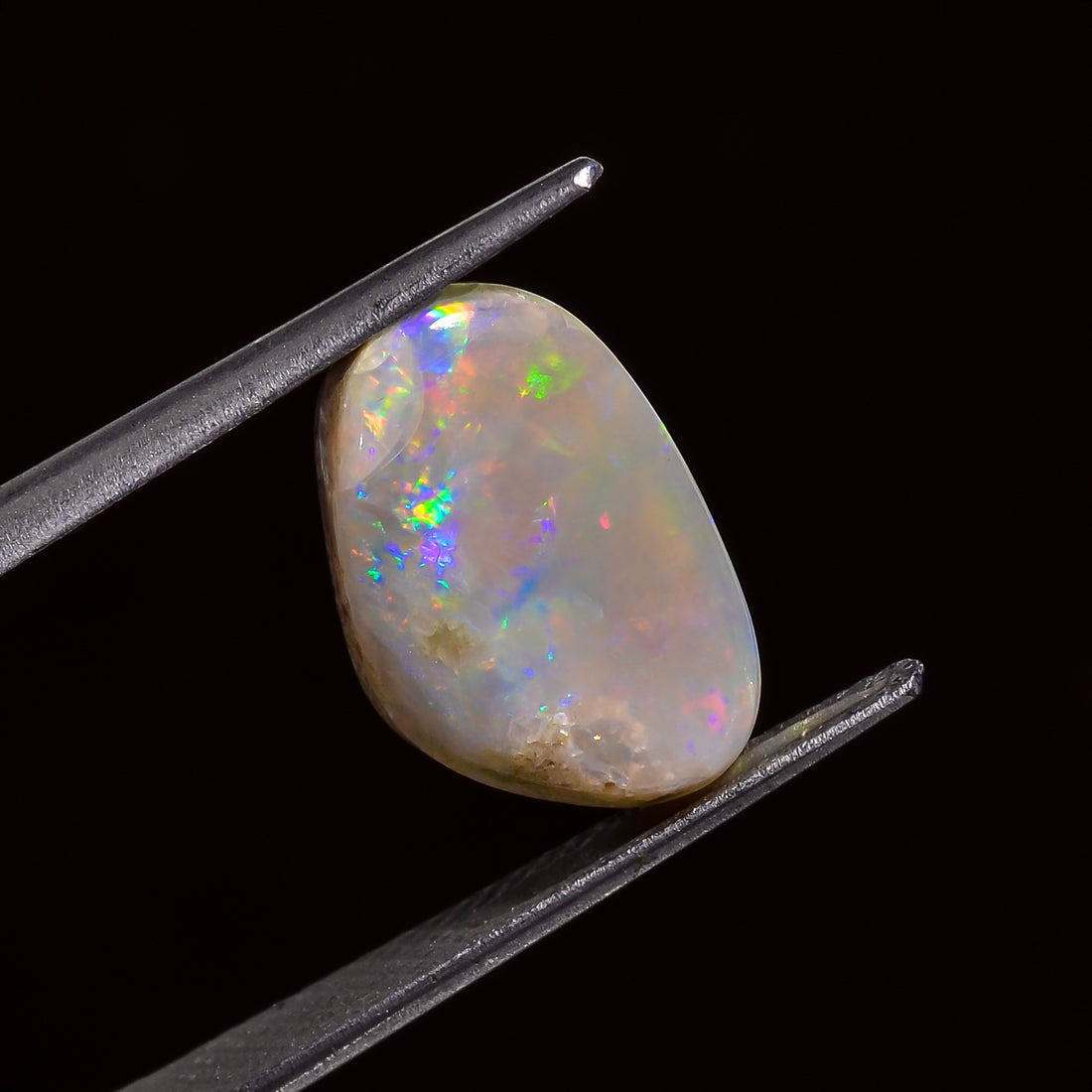 Natural Australian Opal Fancy Shape Cabochon Loose Gemstone For Making Jewelry 14X8X4 mm 4 Ct.OP-607