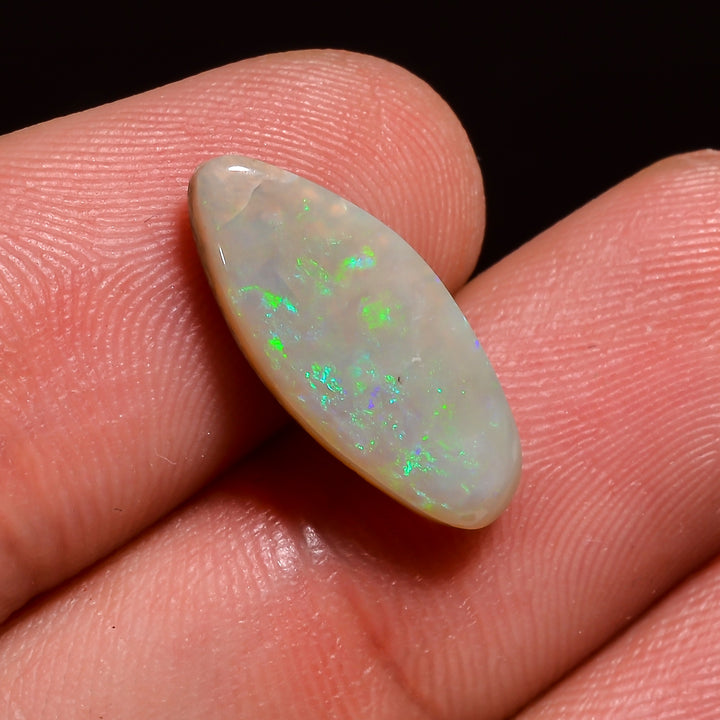 Natural Australian Opal Fancy Shape Cabochon Loose Gemstone For Making Jewelry 17X7X3 mm 3 Ct. OP-609