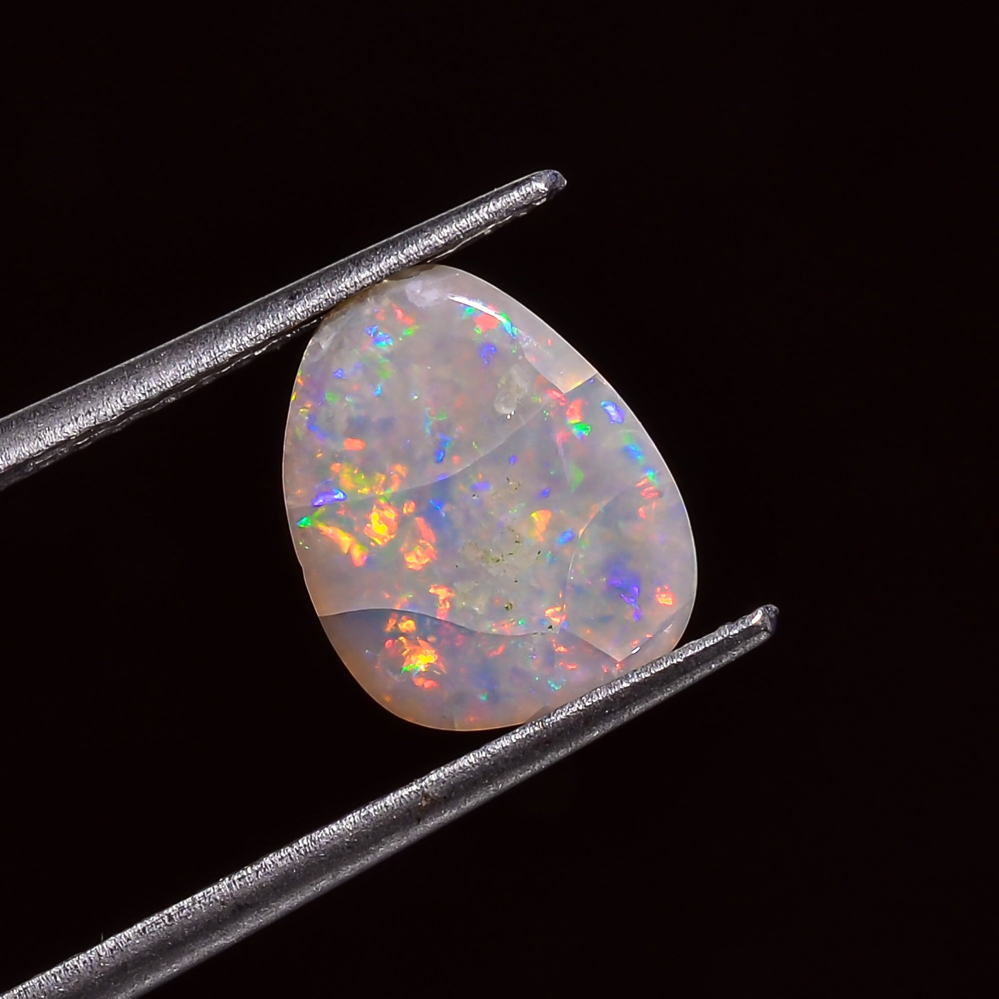 Natural Australian Opal Fancy Shape Cabochon Loose Gemstone For Making Jewelry 9X7X2 mm 1 Ct. OP-610