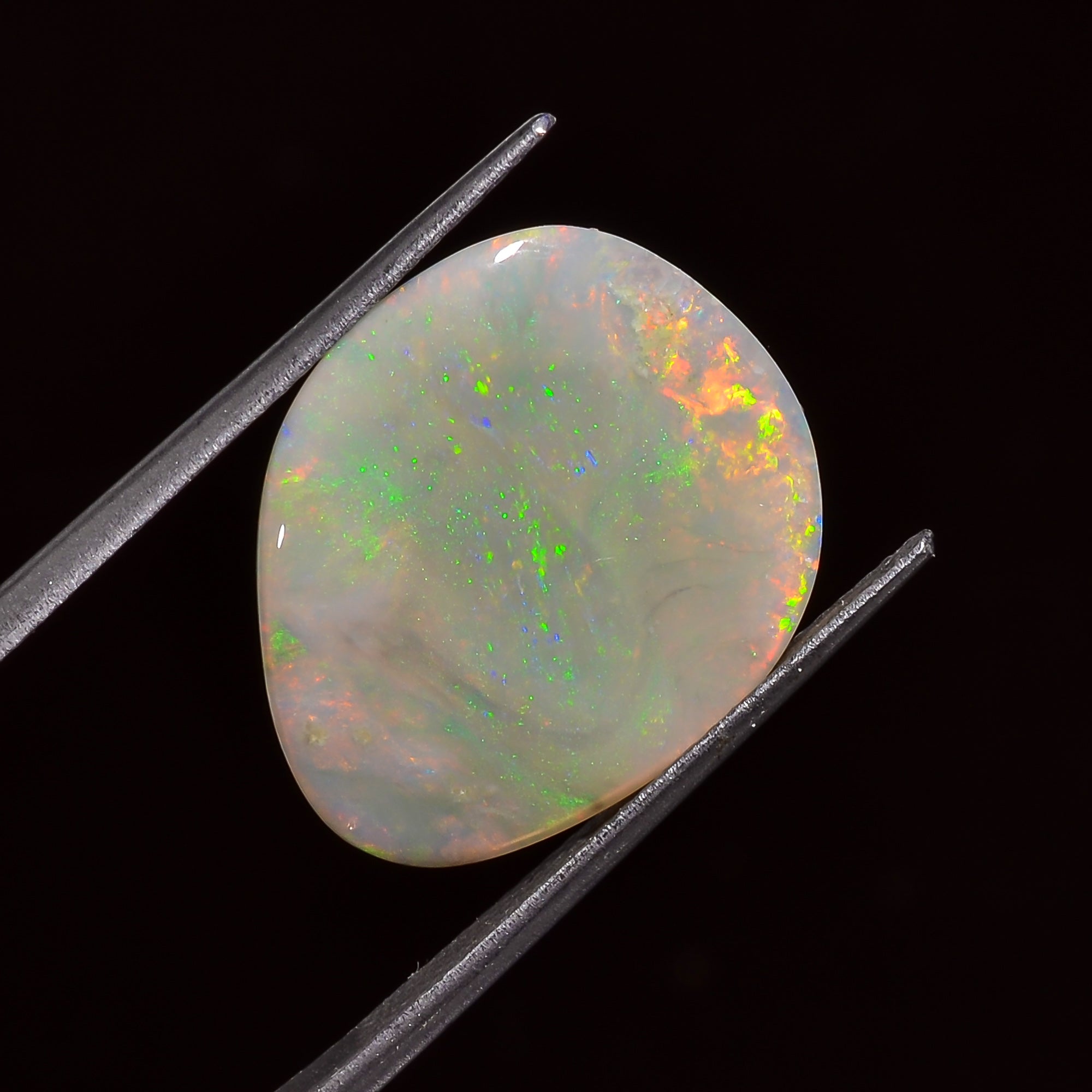 Natural Australian Opal Fancy Shape Cabochon Loose Gemstone For Making Jewelry 18X14X2 mm 4.5 Ct. OP-611