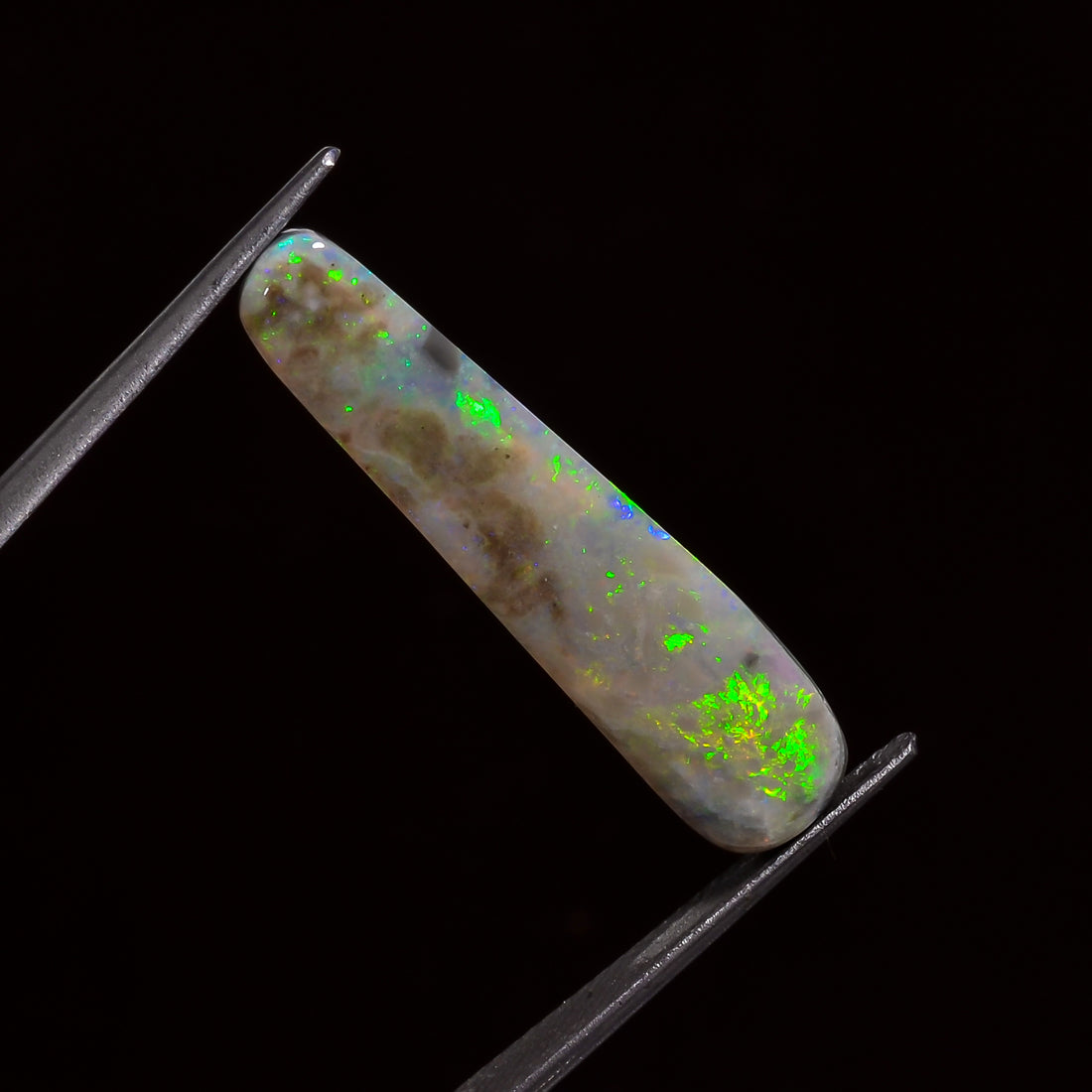 Natural Australian Opal Fancy Shape Cabochon Loose Gemstone For Making Jewelry 28X6X3 mm 5 Ct. OP-613