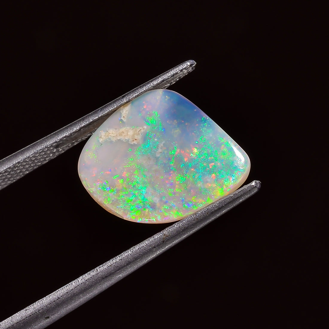 Natural Australian Opal Fancy Shape Cabochon Loose Gemstone For Making Jewelry 10X9X2 mm 2 Ct. OP-617