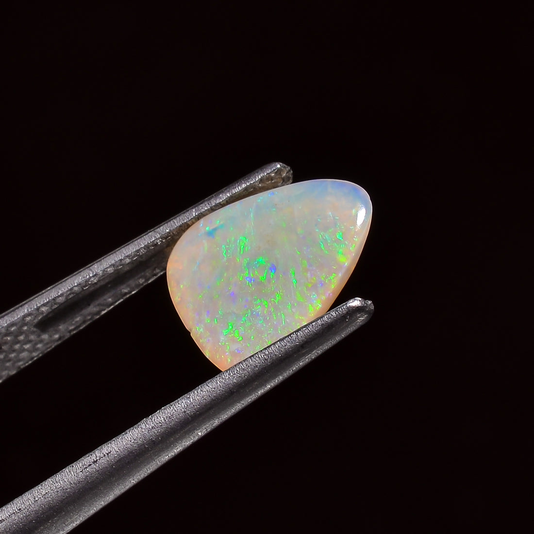 Natural Australian Opal Fancy Shape Cabochon Loose Gemstone For Making Jewelry 9X7X2 mm 1 Ct. OP-620