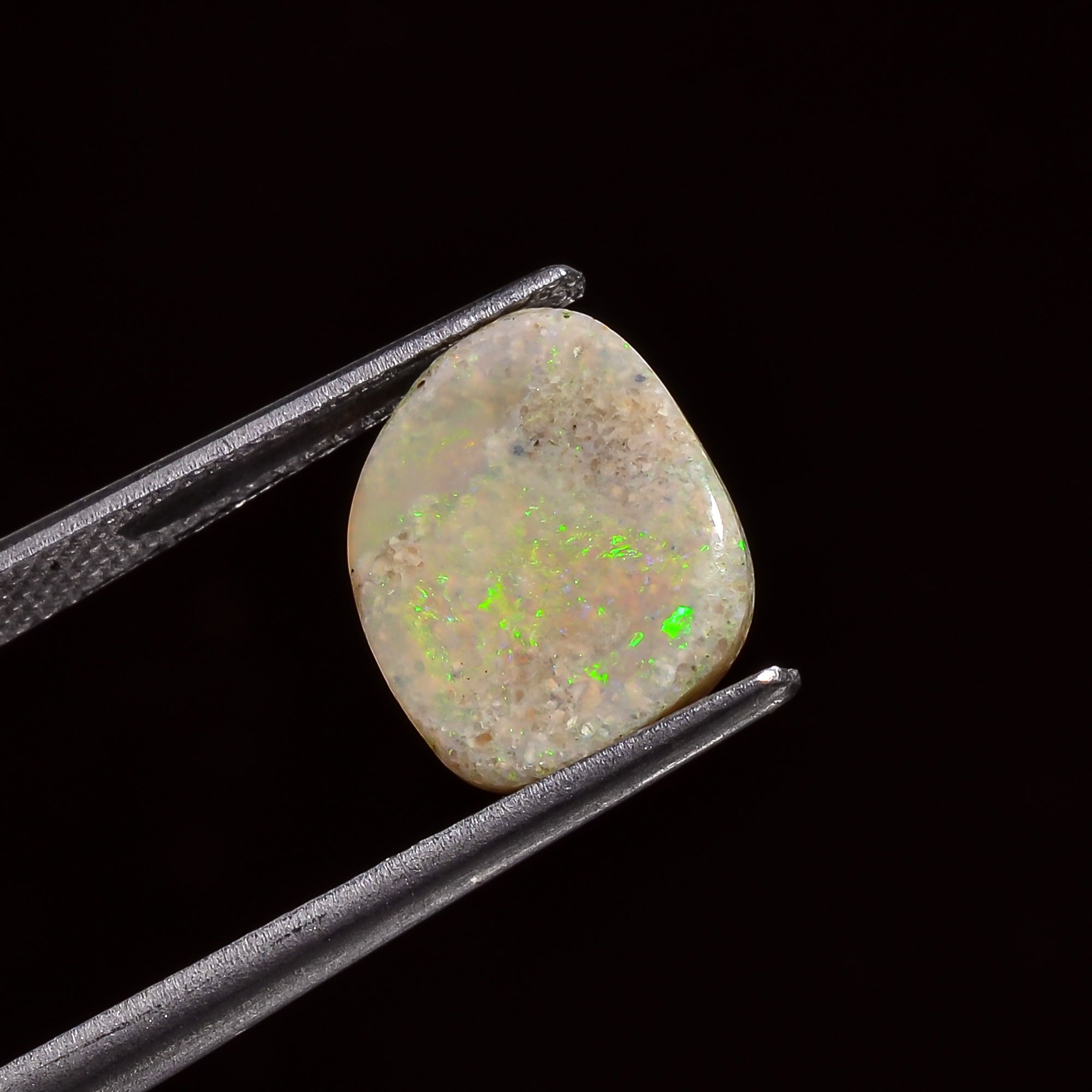 Natural Australian Opal Fancy Shape Cabochon Loose Gemstone For Making Jewelry 11X9X2 mm 2 Ct. OP-622