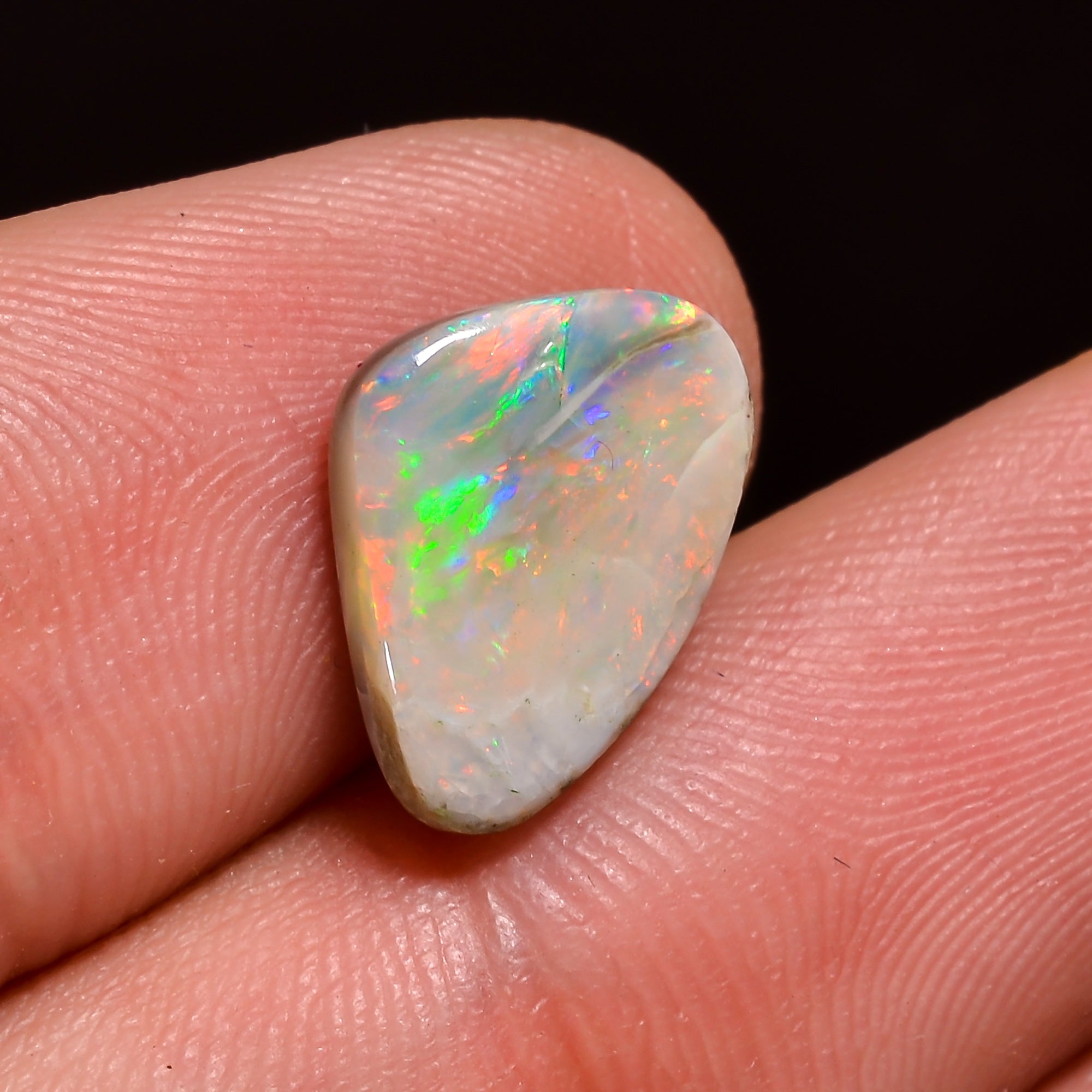 Natural Australian Opal Fancy Shape Cabochon Loose Gemstone For Making Jewelry 11X9X3 mm 2.5 Ct. OP-623
