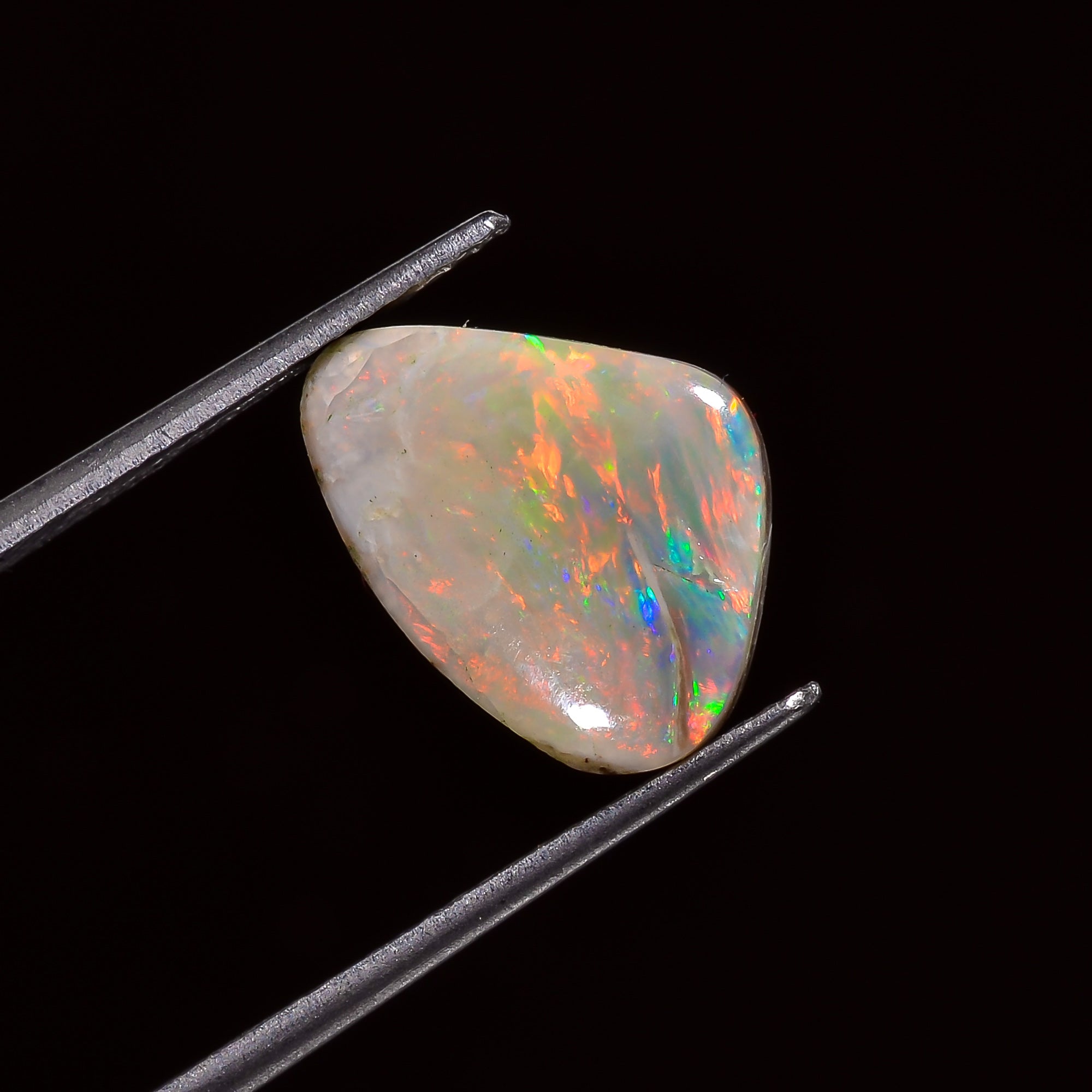 Natural Australian Opal Fancy Shape Cabochon Loose Gemstone For Making Jewelry 11X9X3 mm 2.5 Ct. OP-623