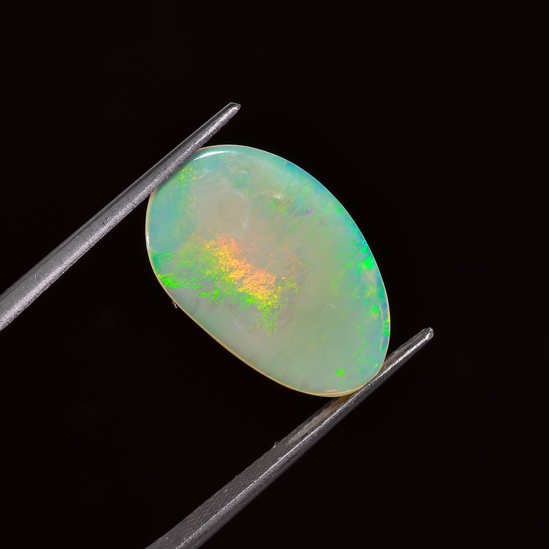 Natural Australian Opal Fancy Shape Cabochon Loose Gemstone For Making Jewelry 20X12X2 mm 3 Ct. OP-624