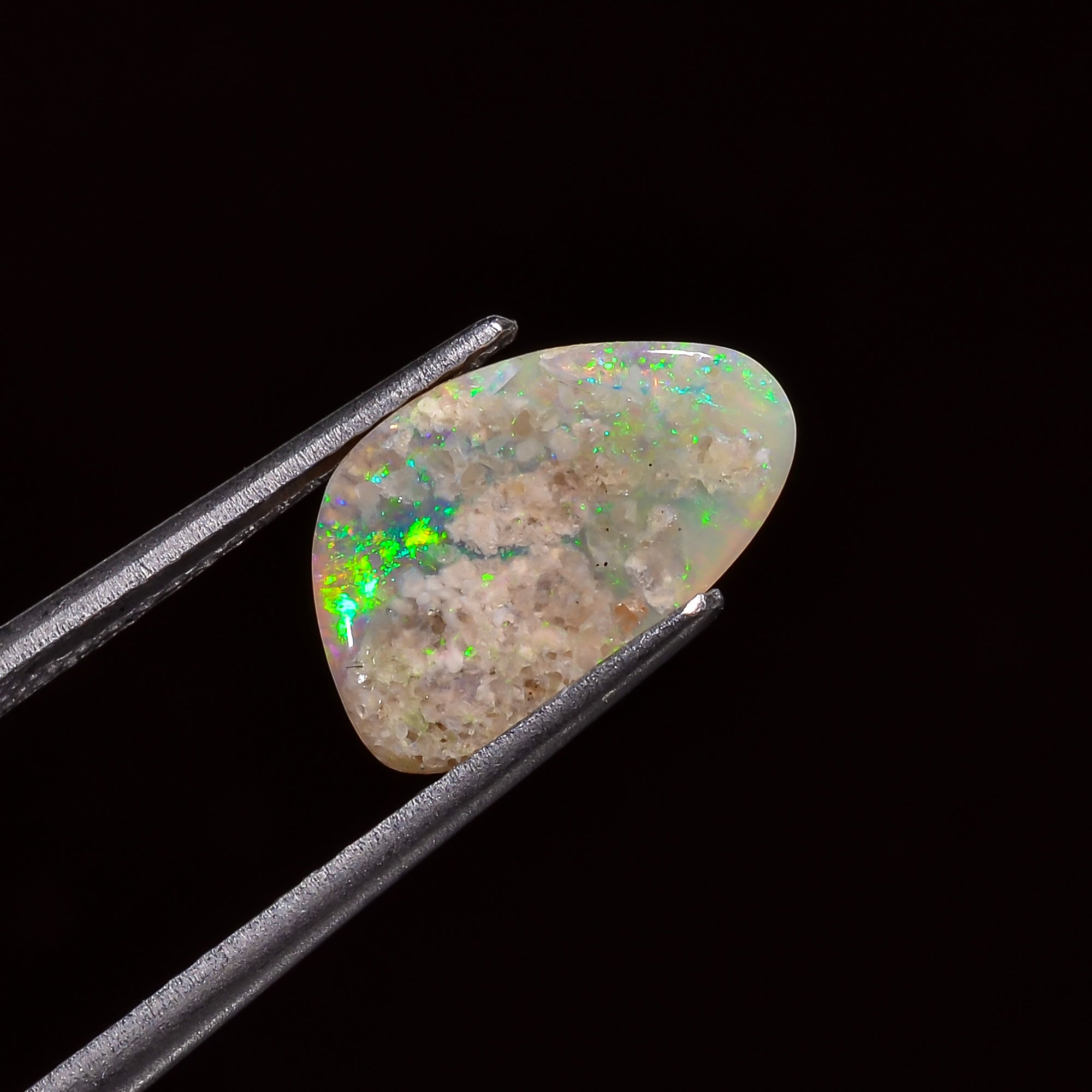 Natural Australian Opal Fancy Shape Cabochon Loose Gemstone For Making Jewelry 11X7X2 mm 1.5 Ct. OP-629