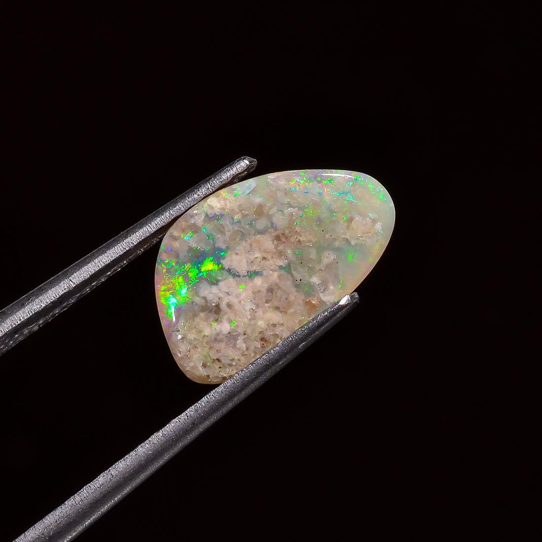 Natural Australian Opal Fancy Shape Cabochon Loose Gemstone For Making Jewelry 11X7X2 mm 1.5 Ct. OP-629