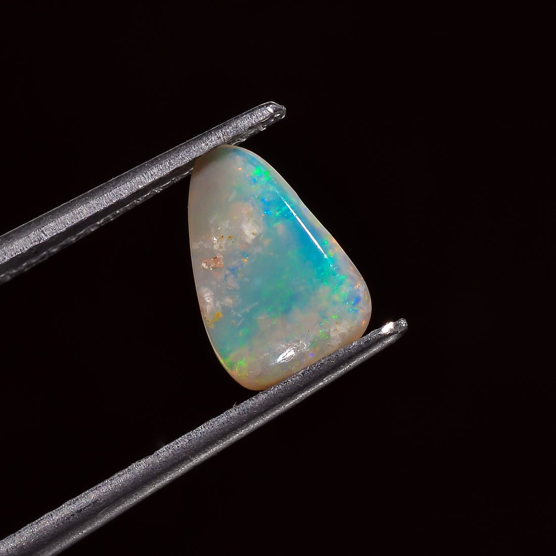 Natural Australian Opal Fancy Shape Cabochon Loose Gemstone For Making Jewelry 8X6X2 mm 0.5 Ct. OP-634